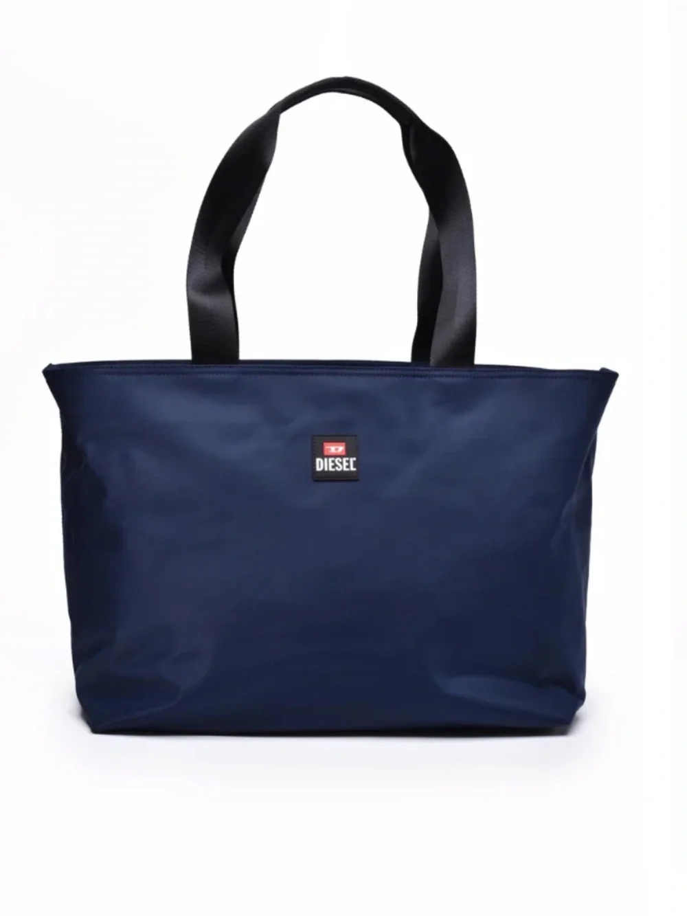 Diesel Navy Blue Duffel Tote with Black Handles